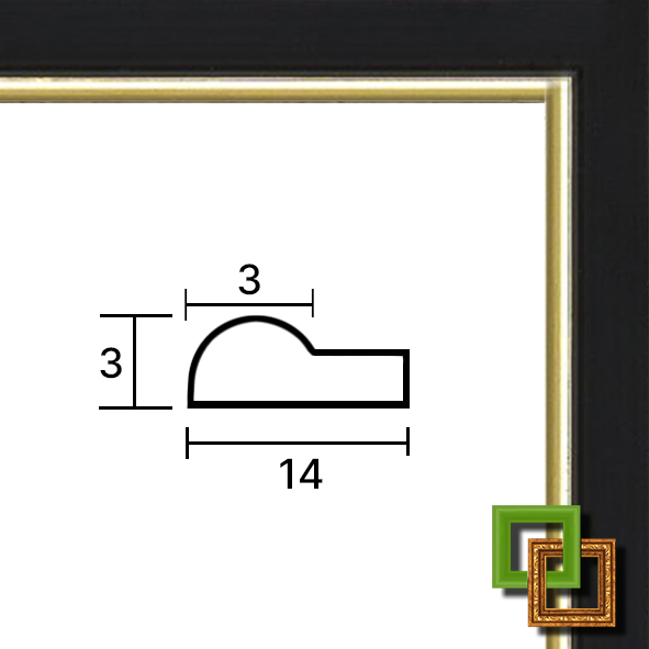 Пластиковый кант 103/13 ширина 3 мм
