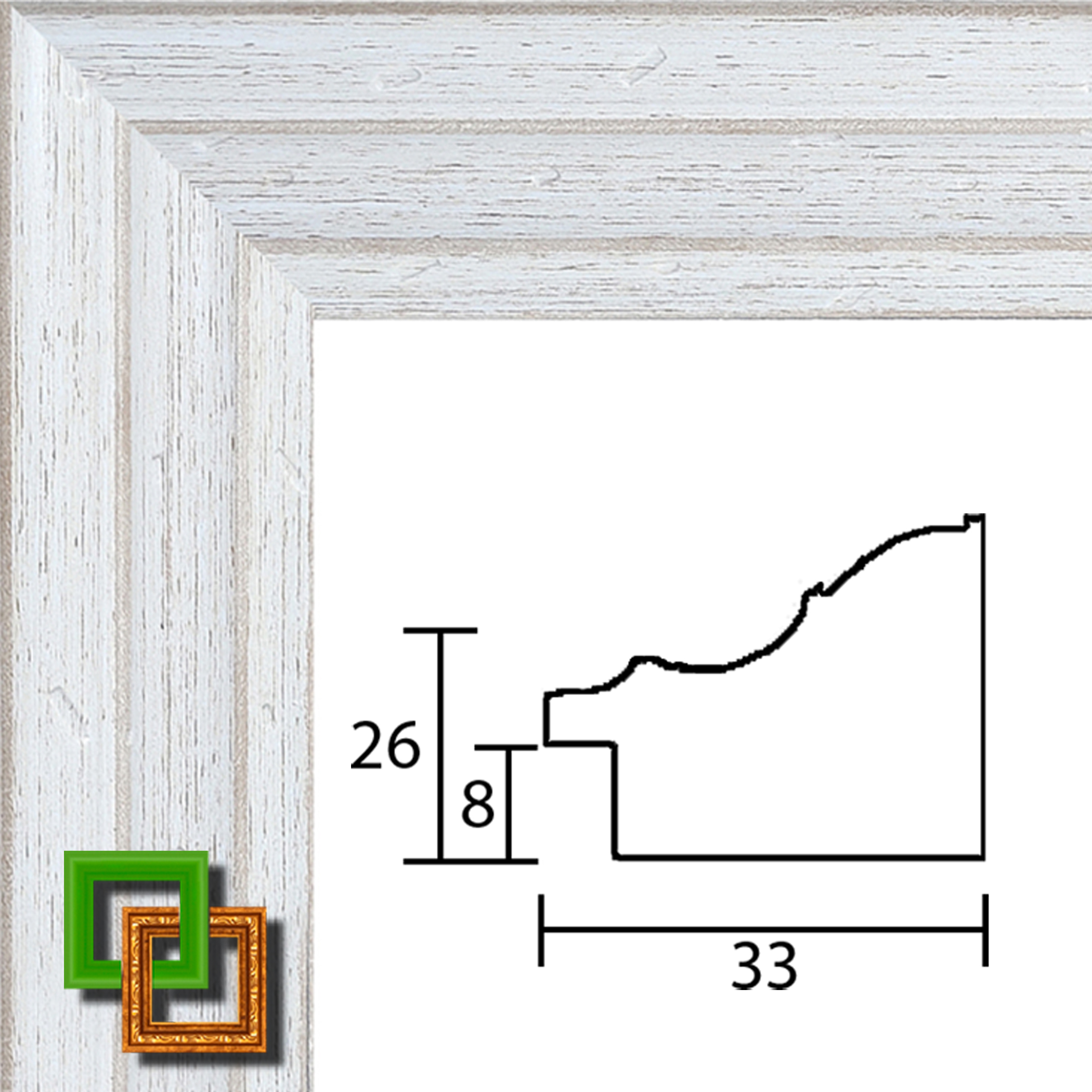 Багет 106.3326.44 ширина 33мм