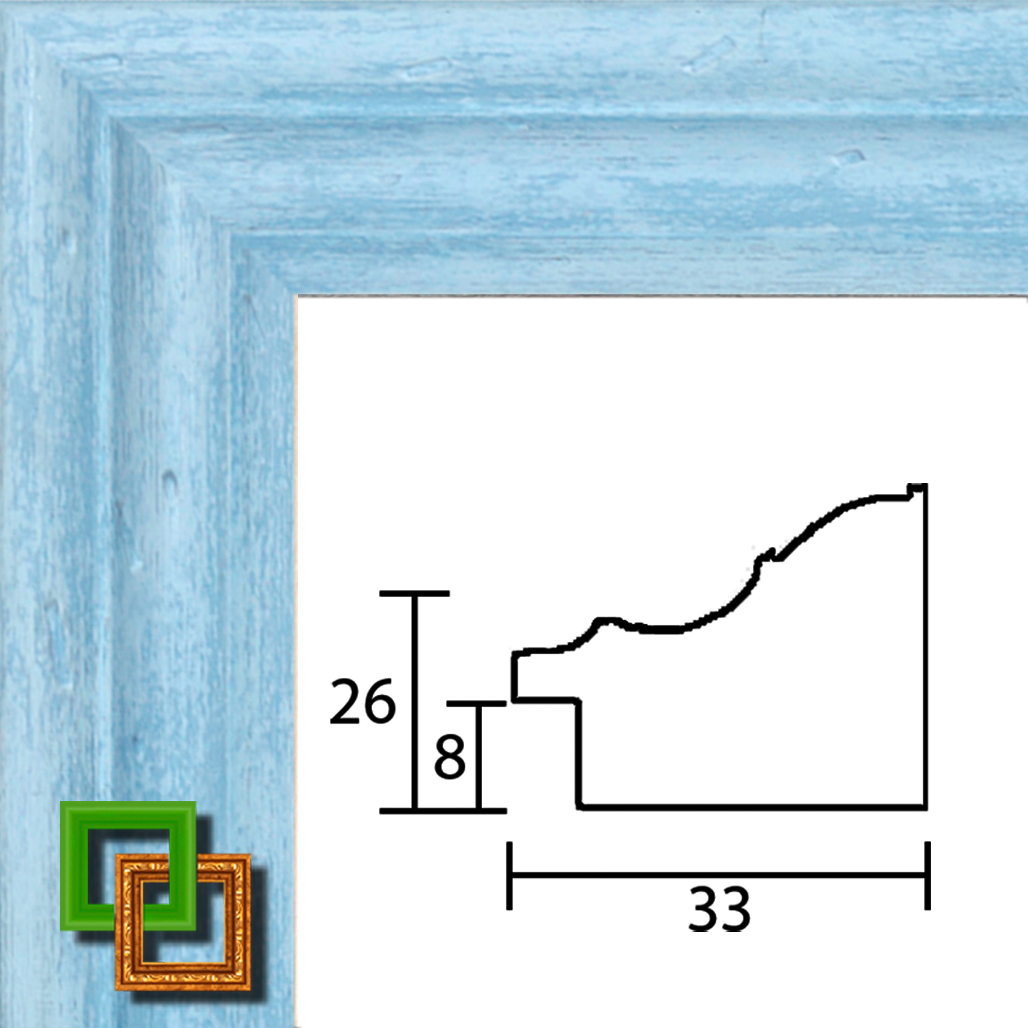 Багет 106.3326.73 ширина 33мм