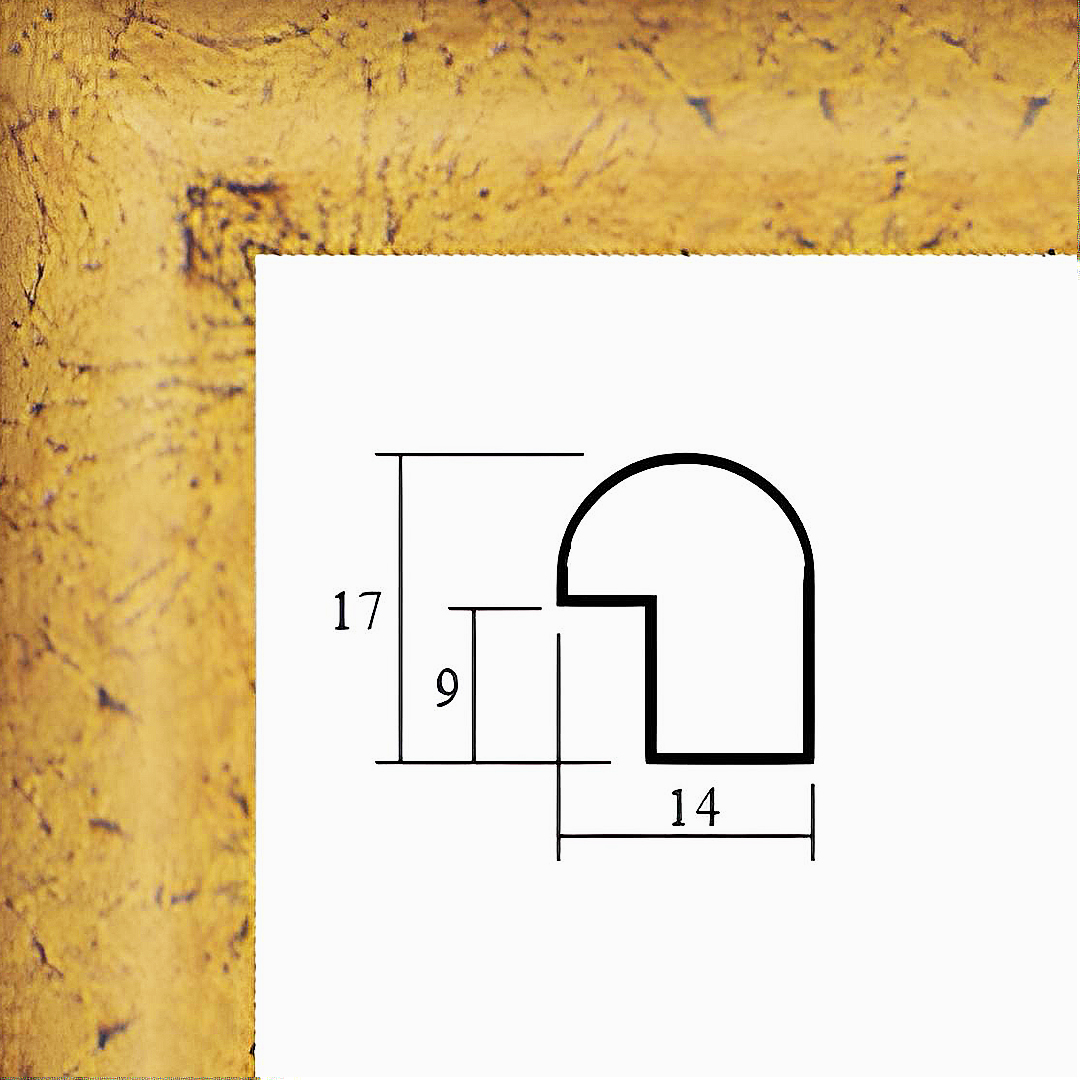 Багет для рамок S1417GO ширина 14 мм