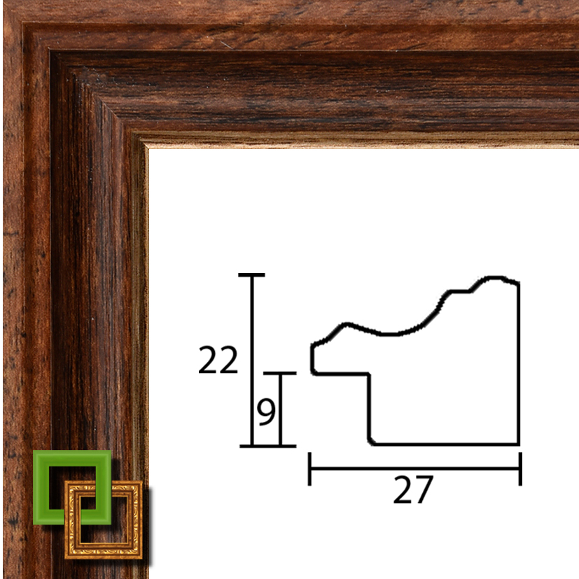 Багет 137.2722.88 ширина 27мм