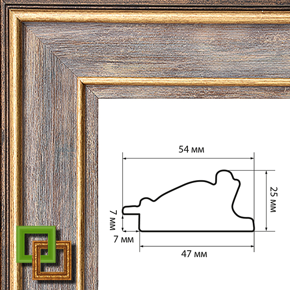 Багет 139.5528.55 ширина 55мм