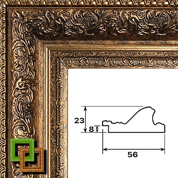 Багет 152.5626.11 ширина 56 мм