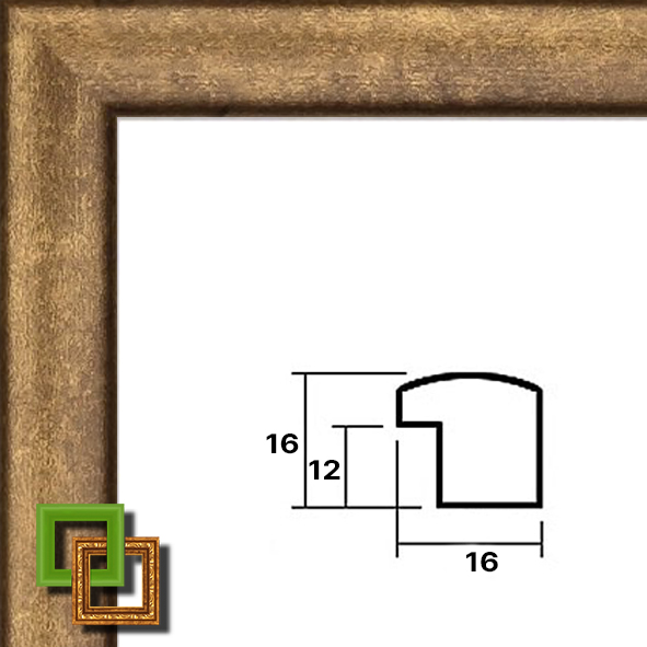 Багет деревянный 160-05 ширина 16 мм