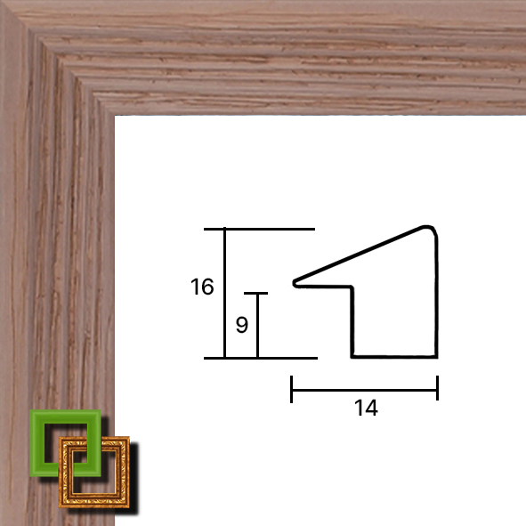 Багет деревянный 172-082 ширина 14 мм