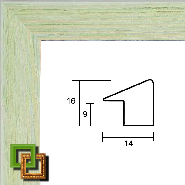 Багет деревянный 172-15 ширина 14 мм