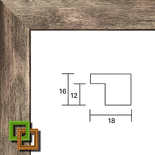 Багет деревянный 174-04 ширина 18 мм