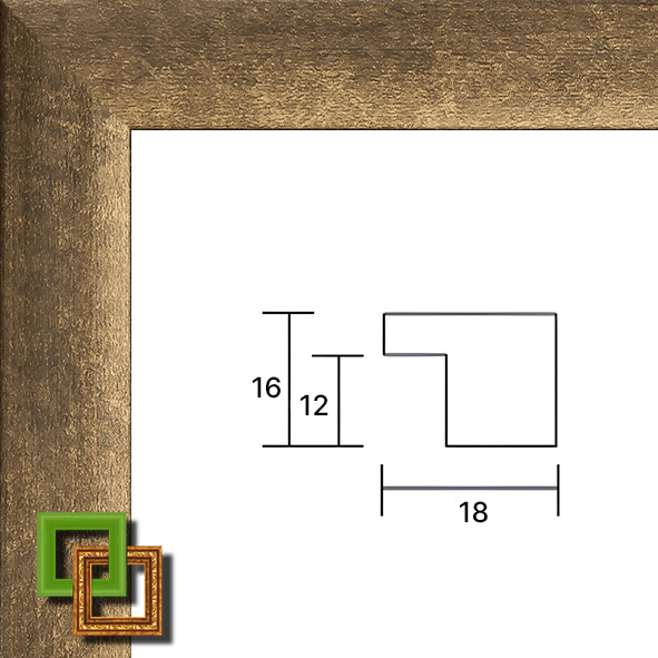 Багет деревянный 174-05 ширина 18 мм