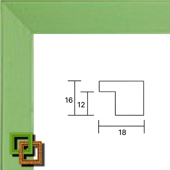 Багет деревянный 175-03 ширина 18 мм