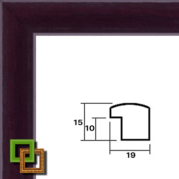 Багет деревянный 19-M896.QA  ширина 19 мм