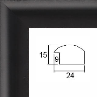 Багет S2415BK ширина 24мм