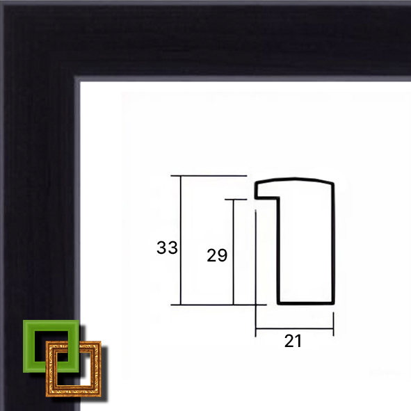 Багет деревянный 221-01 ширина 21 мм
