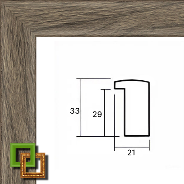 Багет деревянный 221-05 ширина 21 мм