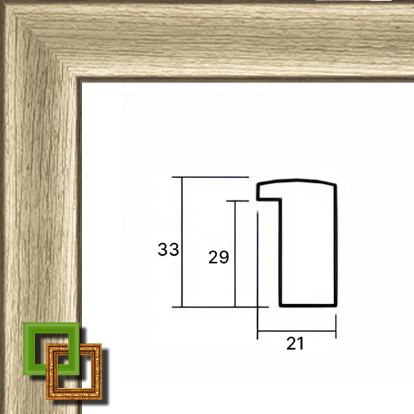 Багет деревянный 221-06 ширина 21 мм