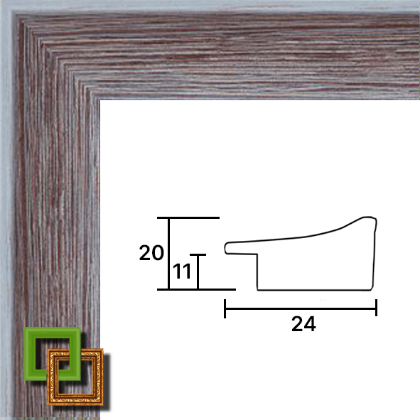 Багет деревянный 251-04 ширина 24 мм