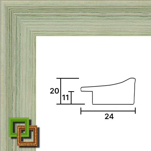 Багет деревянный 251-15 ширина 24 мм