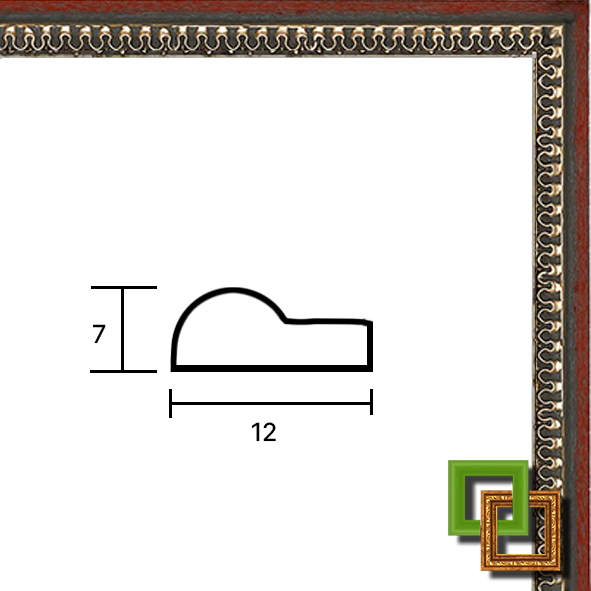 Кант деревянный 256.662.176 ширина 12 мм