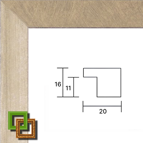 Багет 27.2016.12 (аналог 222.M20.733) ширина 20мм