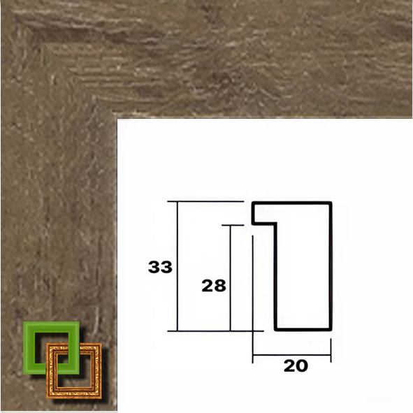 Багет 721.2033.28 ширина 20мм