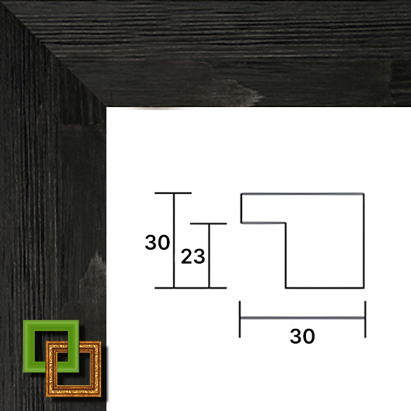 Багет деревянный 303-04 ширина 30 мм