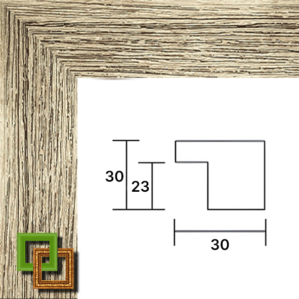 Багет деревянный 303-08 ширина 30 мм
