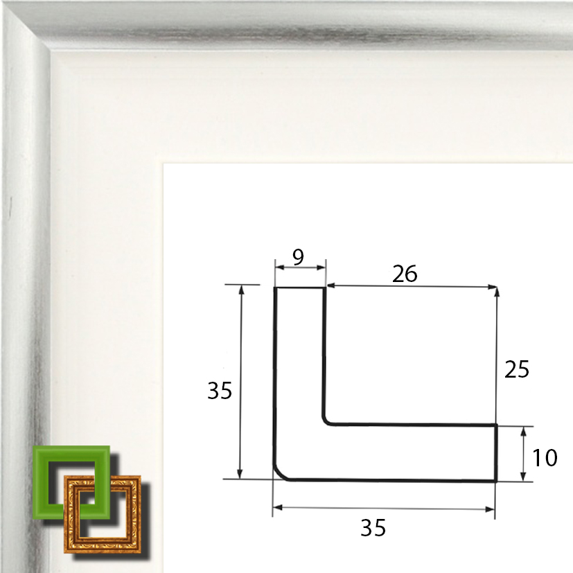 Багет 1225-32 ширина 35 мм