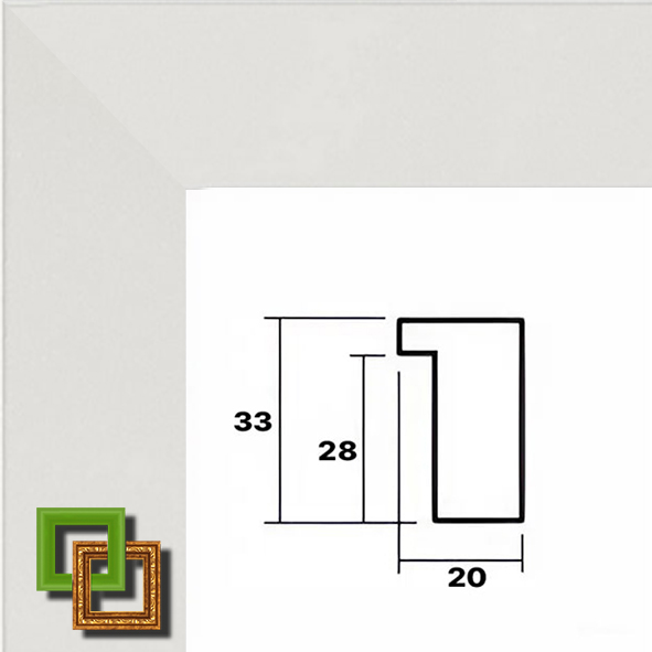 Багет 721.2033.33 (аналог 225.M20.745) ширина 20мм