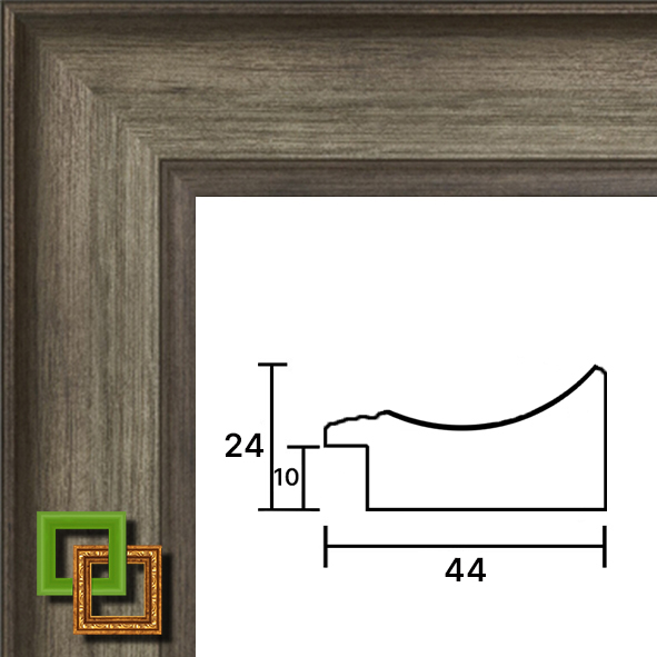 Багет 432.М44.320 ширина 44 мм