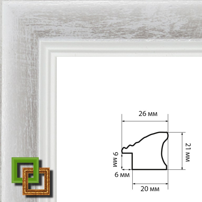 Багет 67.2621.34 (аналог PB2822-0452) ширина 26мм