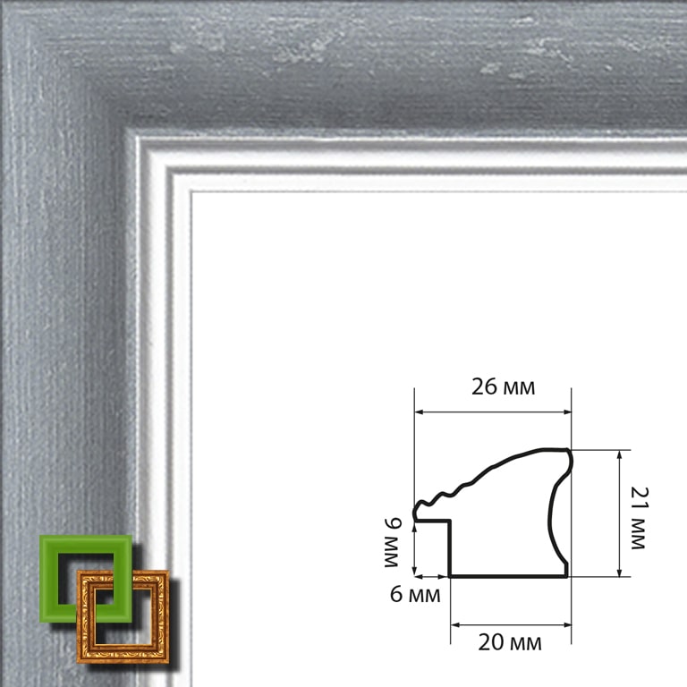 Багет 67.2621.72 (аналог PB2822-0392) ширина 26мм