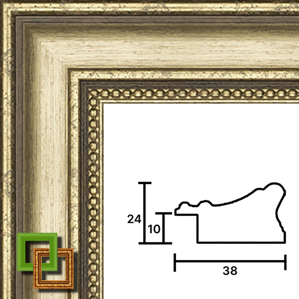 Багет 704.3829.01 ширина 38 мм