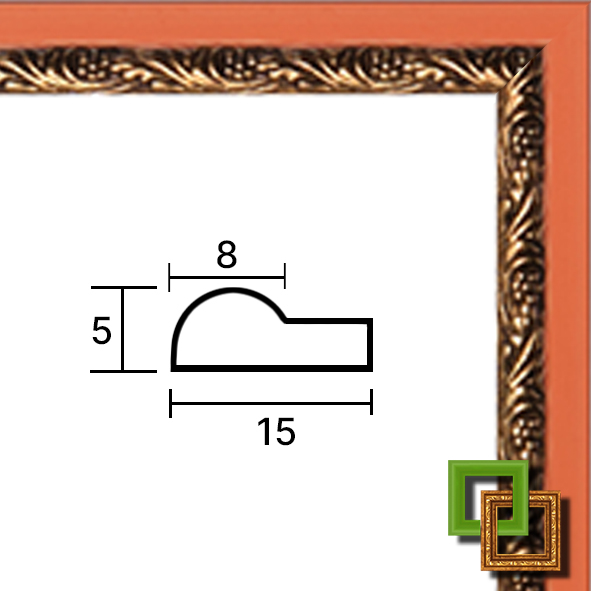 Кант пластиковый 903.15.18 ширина 8 мм