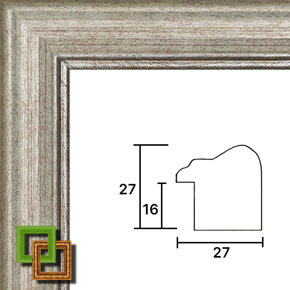 Багет деревянный NA115.0.331 ширина 27 мм