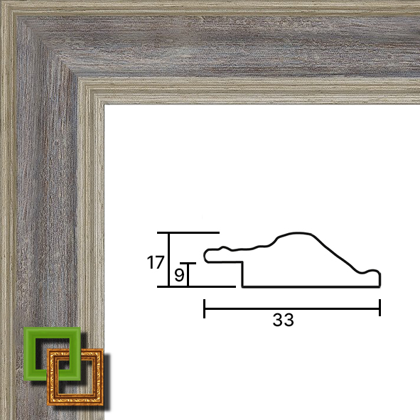 Багет 71.3416.54 (аналог PB3317-0346) ширина 33 мм